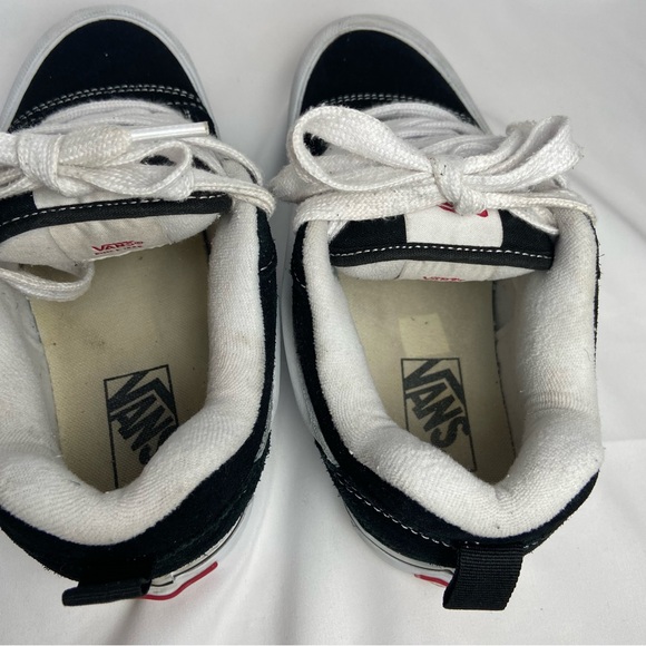 Vans Knu Skool Shoe in Black / White Size women 7 - Picture 5 of 12